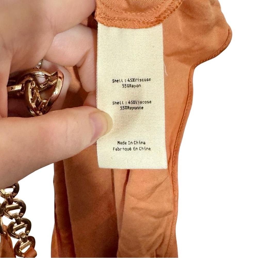 L'AGENCE Amina Cowl Neck Chain MIDI Slip Dress - Picture 9 of 10